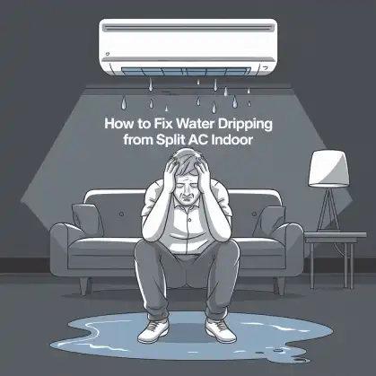 How to Fix Water Dripping From Split AC?